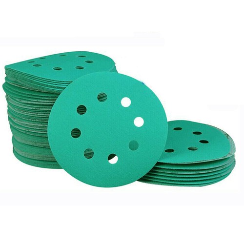 Sanding Discs Hook and Loop Pad 5" 6" 7" 9" Sander Orbital Sandpaper 60-320 Grit - Picture 11 of 39