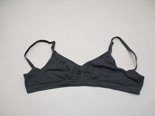 Hofish Size L Womens Black Wireless Unlined Back Closure Nursing Bra 4M