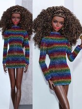 Fashion Evening Dress 11.5" Doll Clothes Princess Outfits Gown Accessories 1/6