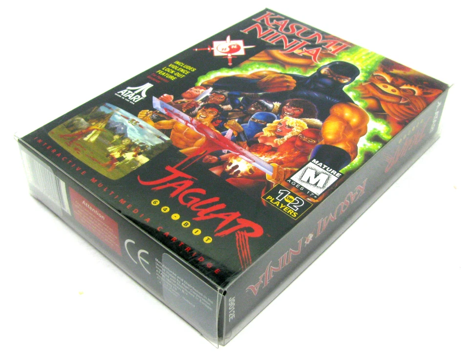 25x CAJA PROTECTORA DE PLÁSTICO TRANSPARENTE FUNDA PROTECTORA PARA CAJAS DE JUEGOS ATARI JAGUAR Foto 4 de 4