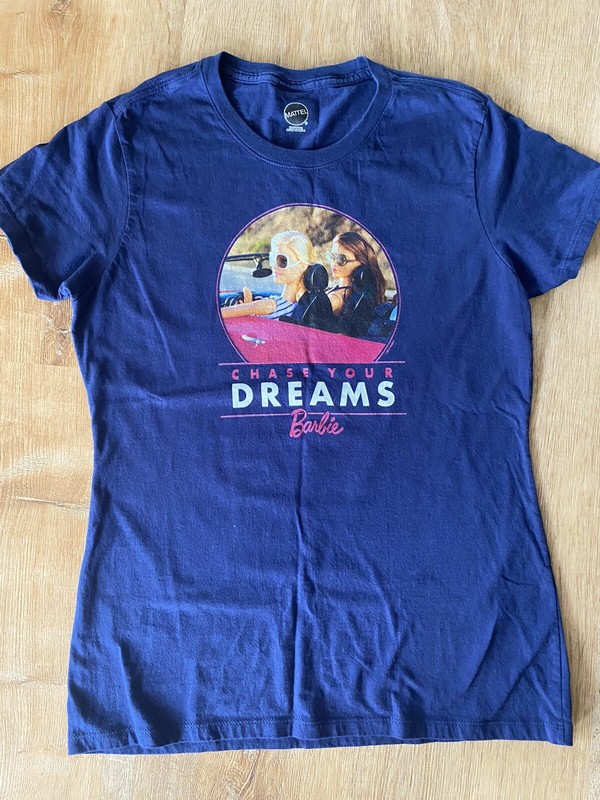 Barbie Shirt  Women T-shirt Barbie Movie. Size Small Mattel Dreams