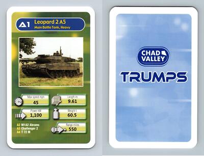 Leopard 2 A5 - Tanks Trumps Card