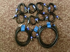 NEW!  LOT OF (11) SPEAKON 12 AWG SPEAKER CABL...