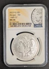 2023 Fiji "1889 CC" Morgan Silver Dollar NGC MS 70 First Day Morgan Label