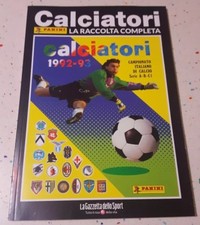 Album Calciatori Panini La Raccolta Completa 1992-93 (92/93) Nuovo Gazzetta
