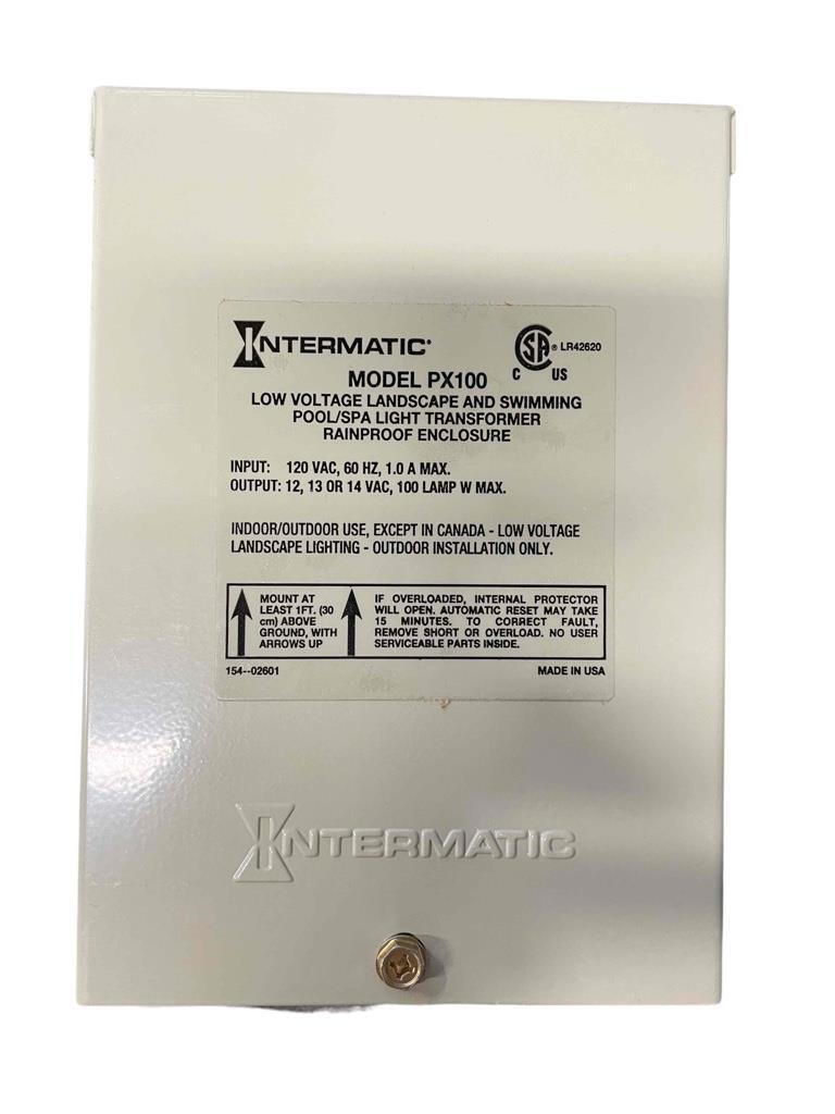 Intermatic PX100 100 Watt Safety Transformer 120V Input | eBay