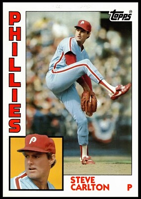 Steve Carlton Philadelphia Phillies 1984 Topps Super #16 5x7 NM-MT HOF 
