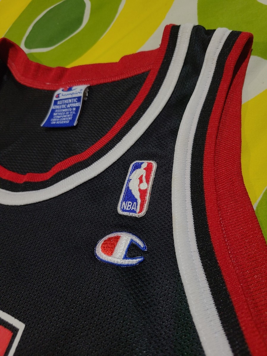Vintage Scottie Pippen Chicago Bulls Jersey Black Champion Size 40