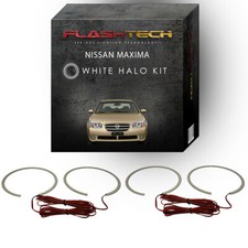 White Angel Eye Led Headlight Halo Kit For 2002-2003 Nissan Maxima Headlights White Angel Eye Led Headlight Halo Kit For 2002-2003 Nissan Maxima Headlights