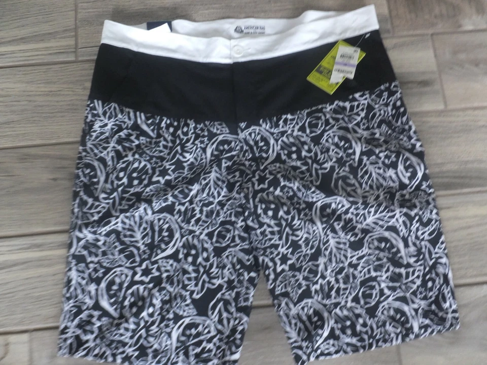 Pantalones Cortos American Rag Cie Para Hombres Negros 30 Nuevos Surf y City Board y Natación Playa Foto 4 de 4