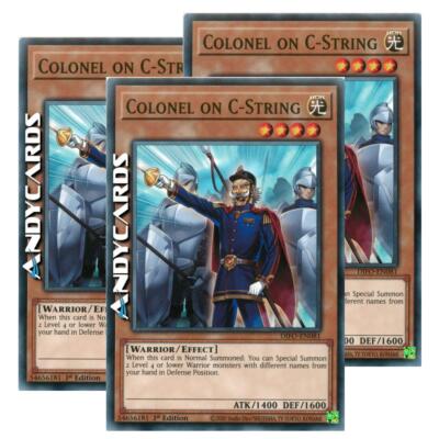 3x COLONEL ON C-STRING   (Colonel on the C-string)   Municipality   DIFO EN081   1Ed