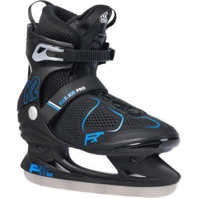 K2 F.I.T. Ice Pro Black/Blue Skates (I230300301)