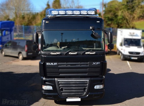 Roof Bar + Spots x6 + Flush LED x7 To Fit DAF XF 95 Space Stainless Accessories - Picture 4 of 10