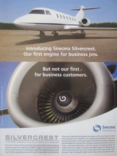 12/2006 PUB SNECMA SAFRAN ENGINE SILVERCREST BIZJET ENGINE FALCON ORIGINAL AD