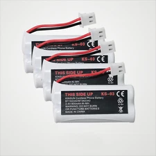 4-Pack Cordless Phone Battery for BT162342 BT262342 BT166342 BT266342 BT183342