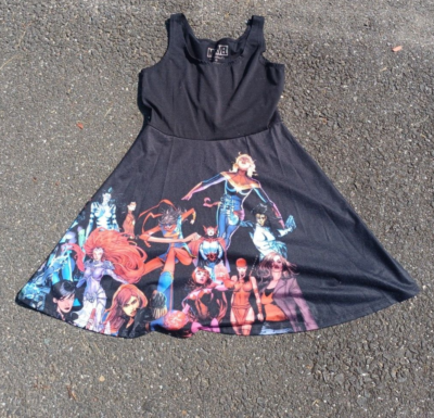 superhero skater dress Superhero America: Women's Athletic Captain Skater Dress