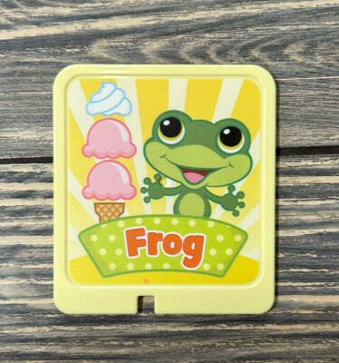 Leap Frog Scoop And Learn Ice Cream Cart Replacement Piece Frog Creativity Card