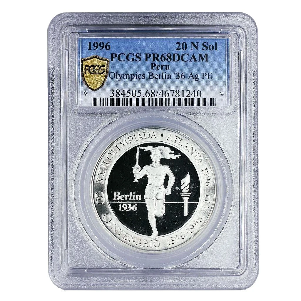 Silver 1996 South American Coins