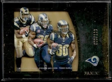 L8,608 - 2015 Panini Black Gold Franchise #14 M. Faulk/S. Jackson/T. Gurley /199