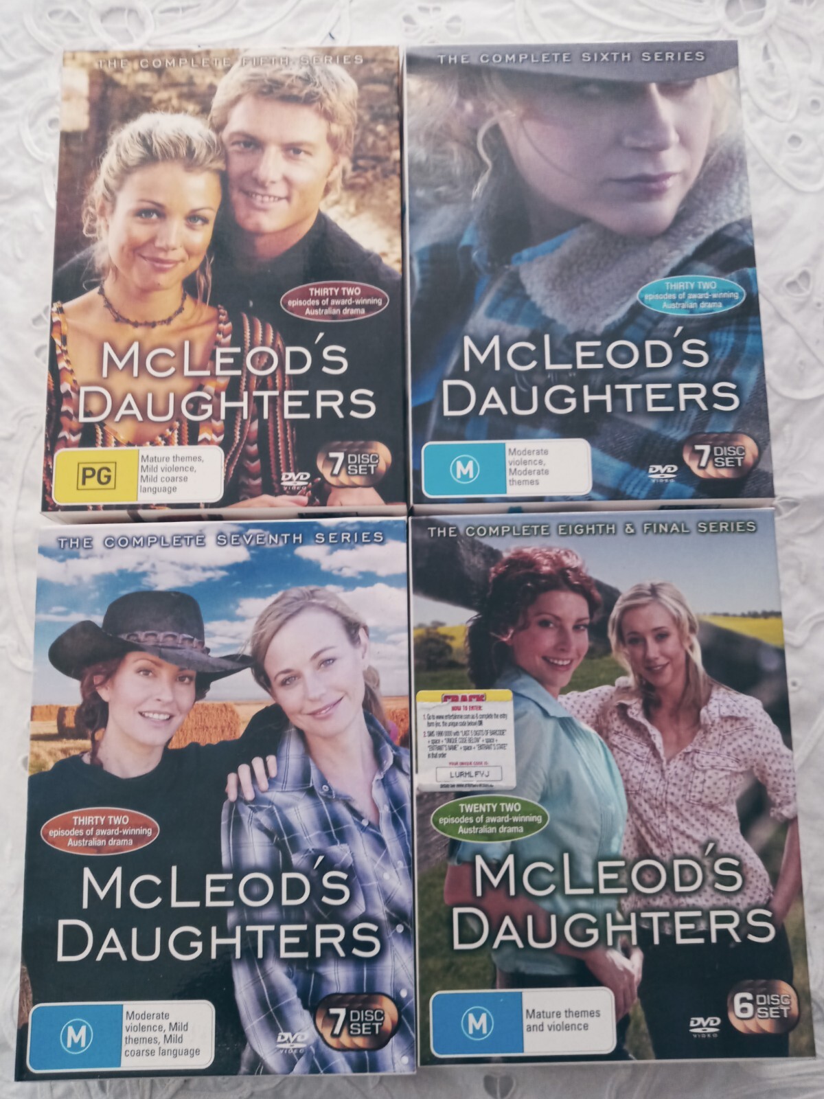 McLeod's Daughters DVD Set The Complete Series 1 8 Good Condition