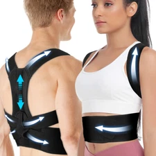 Posture Corrector for Women & Men, Adjustable Back Posture Corrector, Breathable