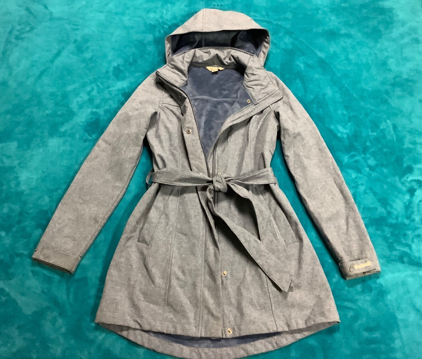 CLOUDVEIL Soft Shell Light Coat Zip Up Hooded Bel… - image 9