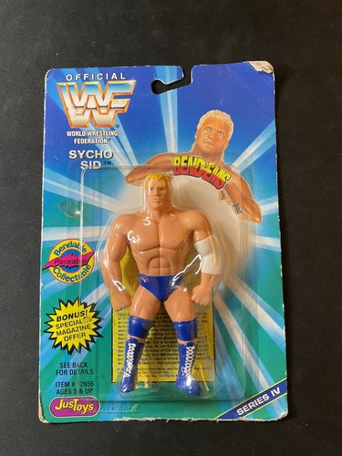 1996 Just Toys JusToys WWF Sycho Sid Bend-Ems Bend...