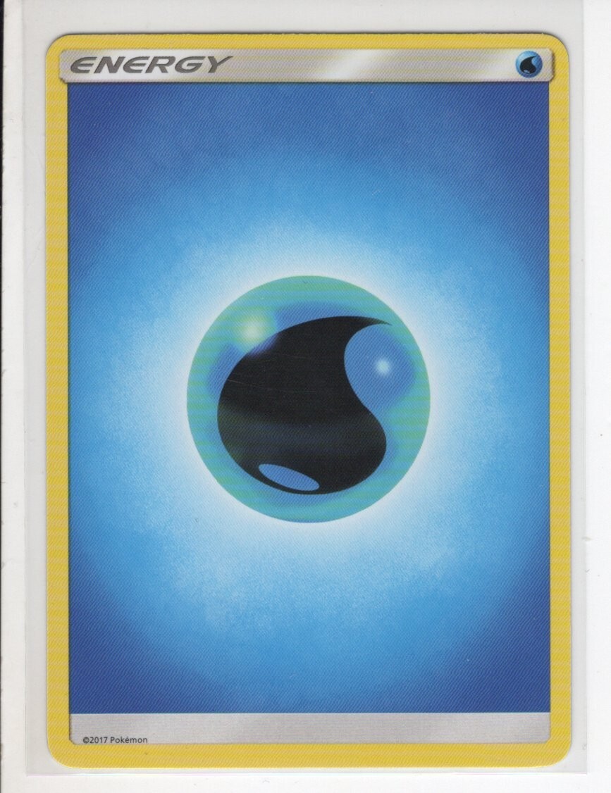 2017 WATER ENERGY SUN & MOON BASE SET POKEMON CARD NM/M