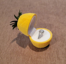 WHOLESALE 20pc Flocked Velvet Ring Box Jewelry Display Case Storage (IT0023)