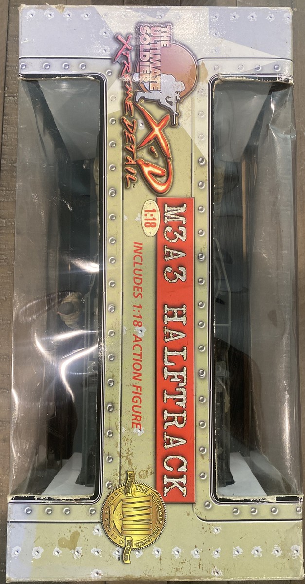 【戦車フィギュア】MILITARY FORCE DIE CAST1/32M4A3 The Ultimate Soldier XD Xtreme Detail WWII M3a3 Halftrack 1