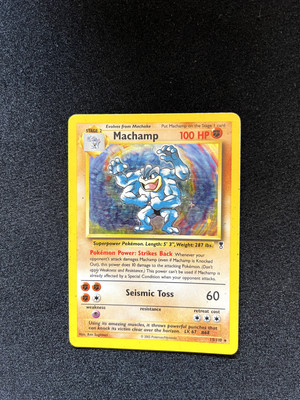 POKEMON CARD MACHAMP 15/110 HOLO
