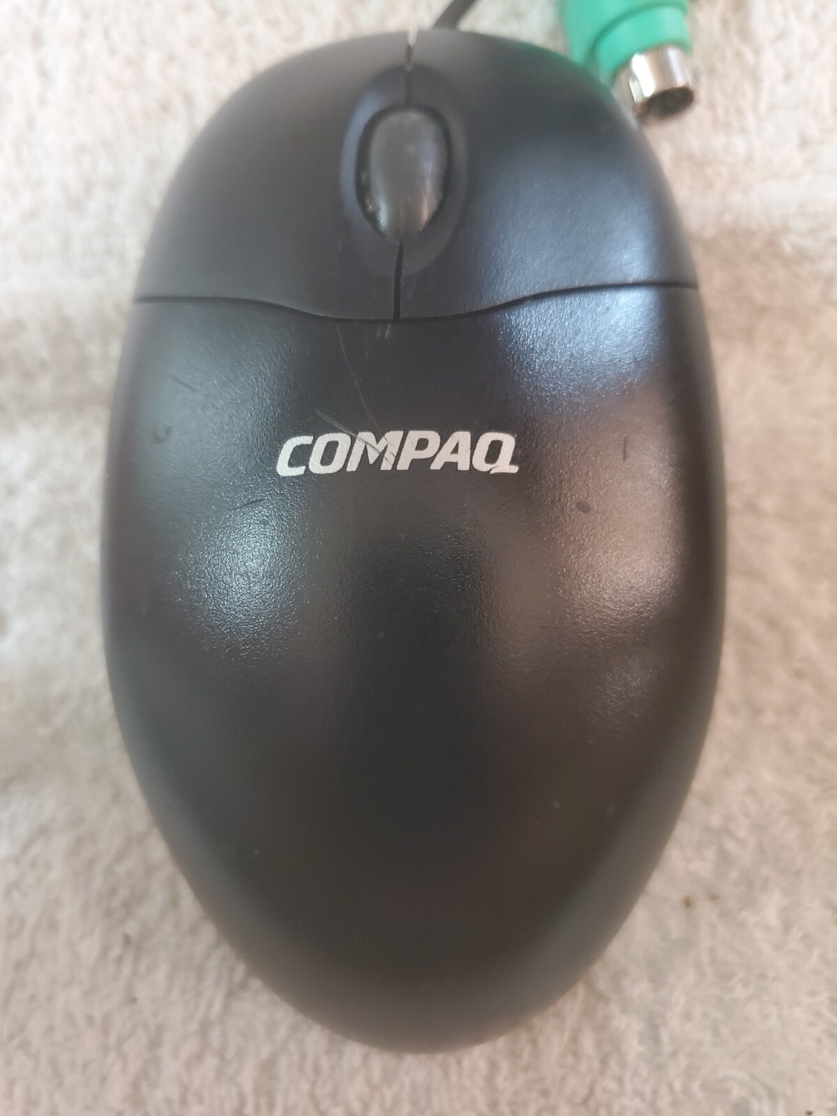 Vintage Compaq Wired Mechanical Ball Wheel Mouse M-SBN96 | eBay