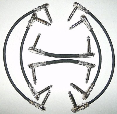 Set Da 6 Cavi Jack Mono - Jack Mono Ad Angolo 6,3mm 30 Cm. | Strumenti Musicali .net - Foto 8