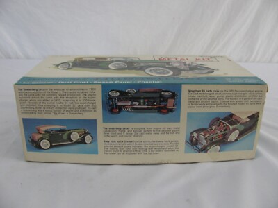 Vintage Hubley Classic Metal Kit 1/18 Scale Model SJ Duesenberg