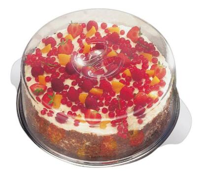 Tortenplatte Set mit 1 oder 2 Hauben für Kuchen Torte Quiche Törtchen Gastlando