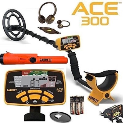 Garrett ACE 300 Metal Detector with PRO POINTER AT Pinpointer