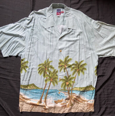 Quicksilver Mens Rayon Shirt....XL