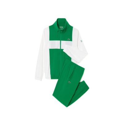 Lacoste Herren Tennis Jogger-Set Trainingsanzug-Set Grün