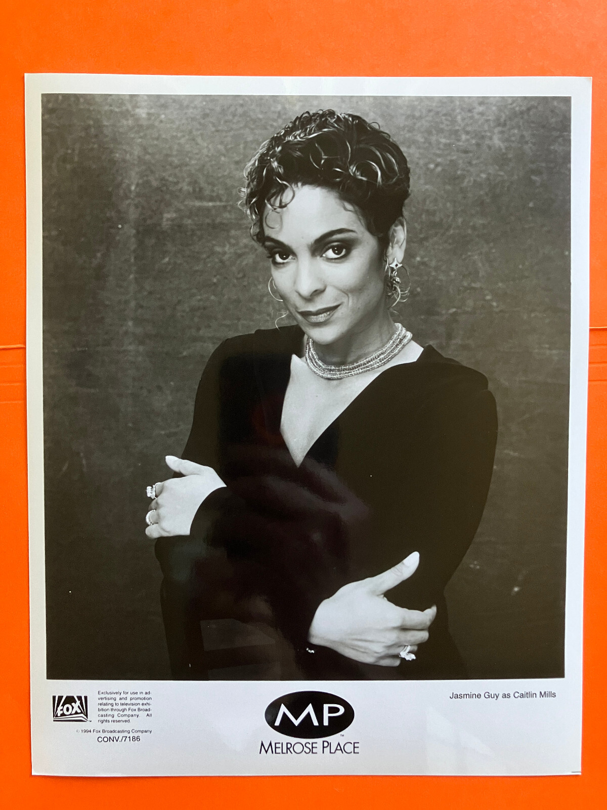 Jasmine Guy "Melrose Place" , original vintage press heashot photo eBay