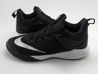 Mens NIKE Zoom Shift TB Mid Top Black White Basketball Shoes 942802-002 Size 16