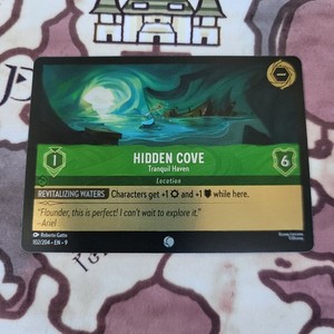 Hidden Cove - Tranquil Haven 102/204 Fabled Cold Foil Lorcana Tcg 
