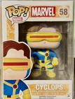 Funko Pop CYCLOPS 58 Marvel X-MEN 2014 VAULTED Scott Summers w/HARD CASE Mint