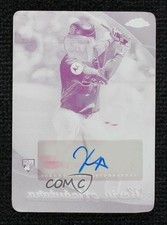 2025 Topps Chrome Update Printing Plate Magenta 1/1 Kevin Alcantara Auto 1s4s