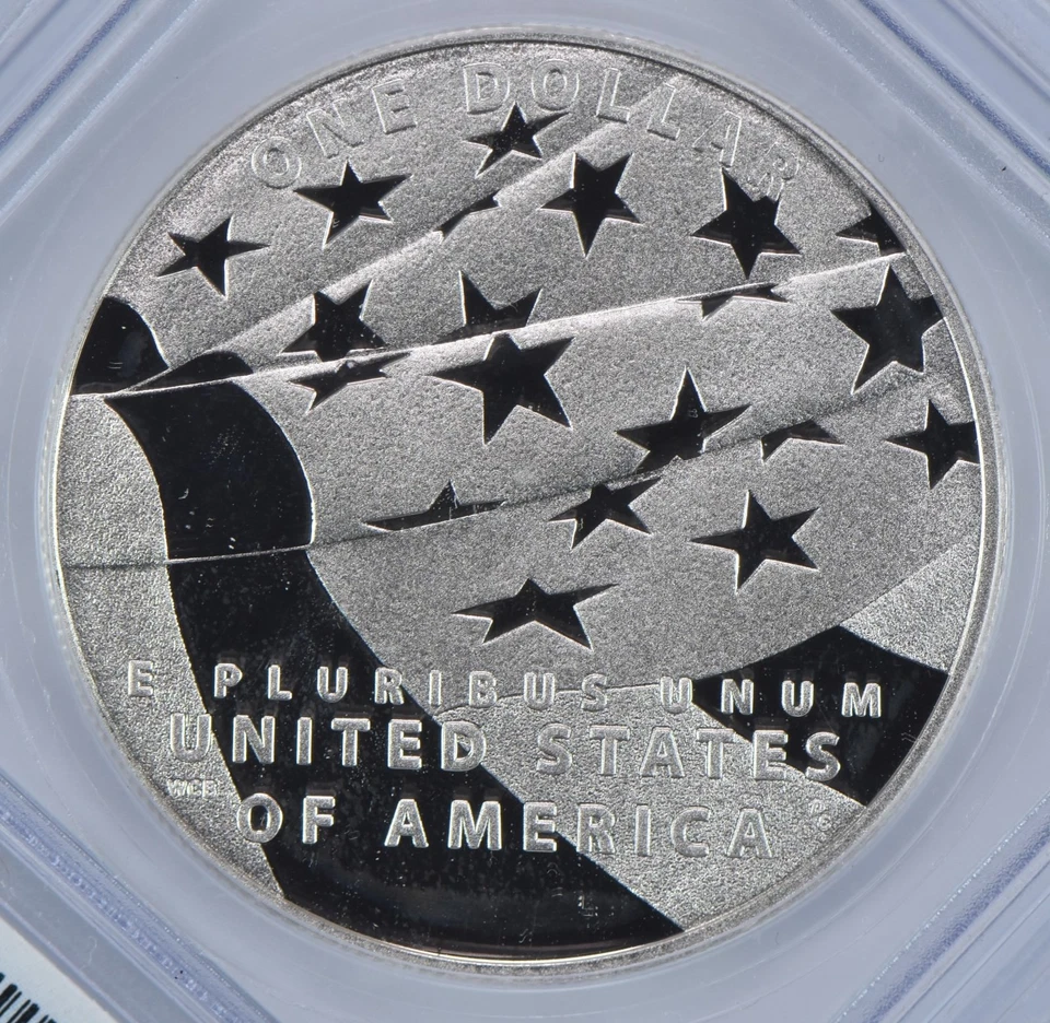 2012-P Star Spangled Banner Commemorative Silver Dollar PR70 DCAM ICG *5358 - Image 4 of 4