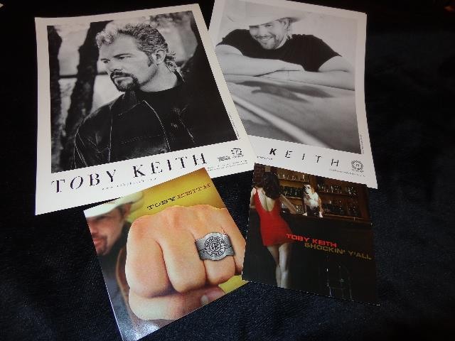 Toby Keith *Two Rare 2003 Shock'n Y'all Album Cover Mockup Options+Two 8x10s!