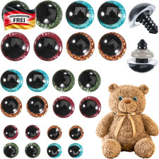Sicherheits-augen f&uuml;r H&auml;keltiere 14-18 mm Kunststoff Set f&uuml;r Amigurumi Bastelpro