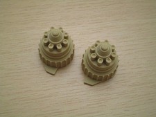 2 Heckmotor / Düsen  (Repro) für vintage Star Wars Snowspeeder von Kenner 1980