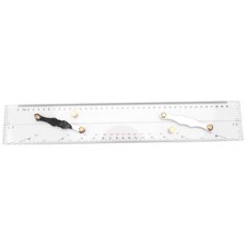 2X(Marine Parallel Ruler Clear Scales, Mapping Points to Pull Parallel8920