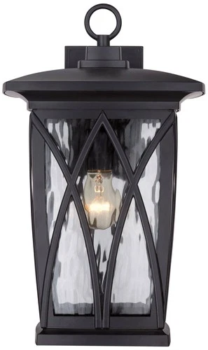 Quoizel Grover 17 1/2"H Mystic Black Outdoor Wall Light - Picture 3 of 6