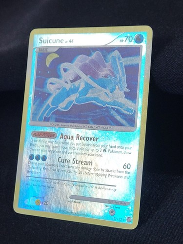 Pokemon TCG Suicune 19/132 Secret Wonders Reverse Holo LP With Some Scratches - Picture 2 of 10